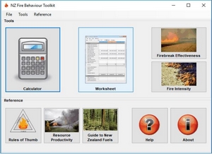 Fire behaviour toolkit